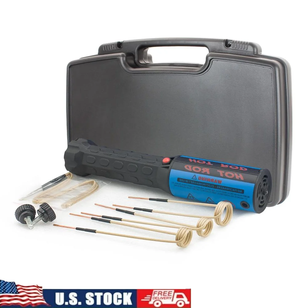 Magnetisches Induktionsheizungs-Set, 1200 W, tragbares elektromagnetisches flammenloses Bolzenentferner-Werkzeug für die Automobilindustrie, LED-Anzeige, ergonomisch