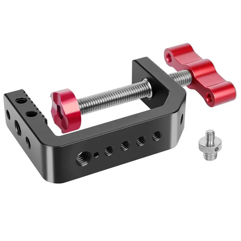 [NEW A09R!】 C Clamp Desk Mount With 1/4
