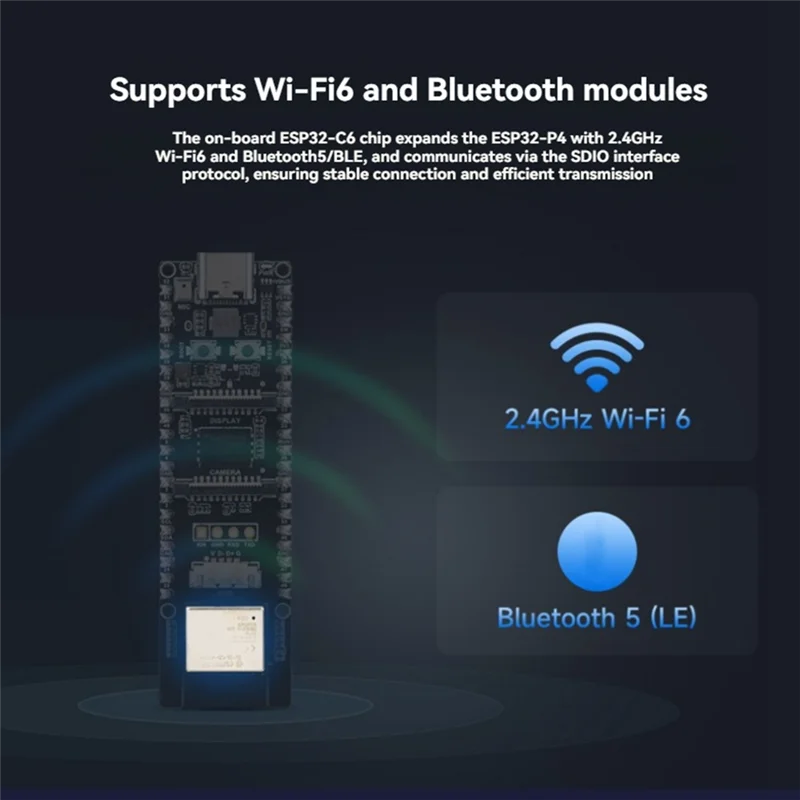 

Плата разработки DIGIT-ESP32-P4 на базе ESP32-P4 и ESP32-C6, поддержка Wi-Fi 6, Bluetooth 5, поддержка Xiaozhi AI Deepseek