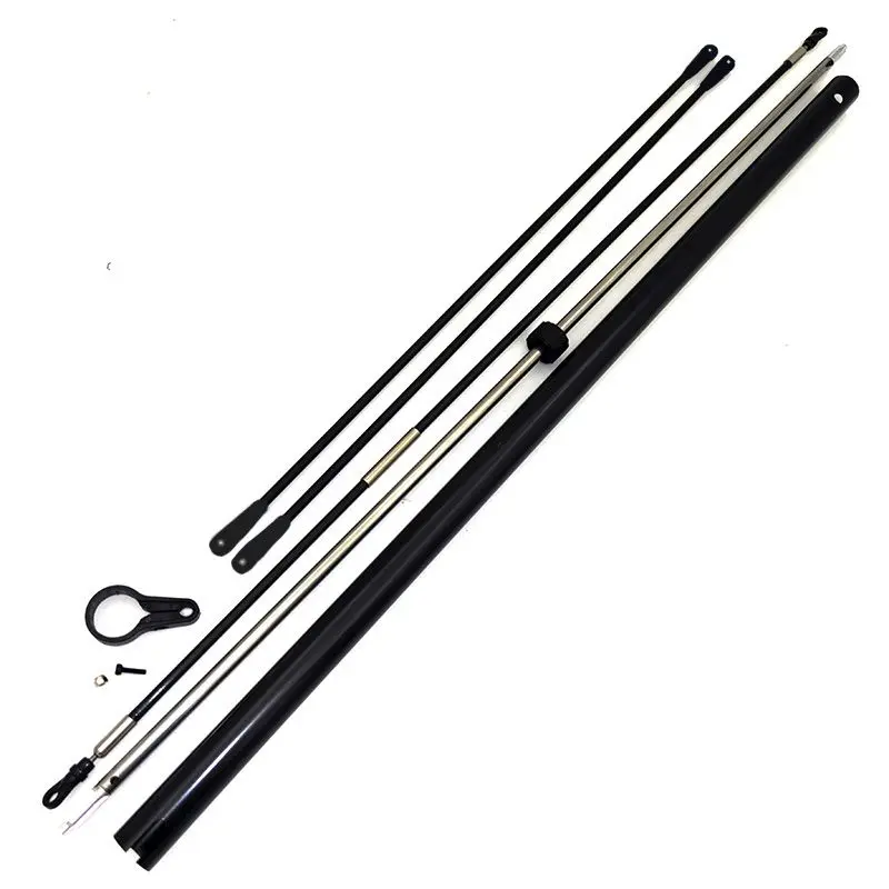 500 RC Torque Tube Tail Boom Tail Brace & Tail Servos Rod For Align Trex 500 Helicopter