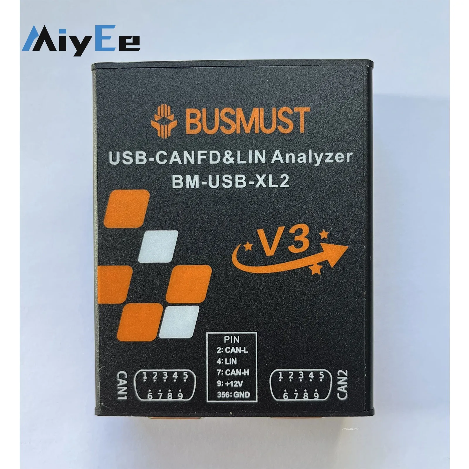 CANFD-X2 2-Channel Isolated USB-CANFD Analyzer Support CAN Classic2.0B & CANFD Protocols for Busmaster-