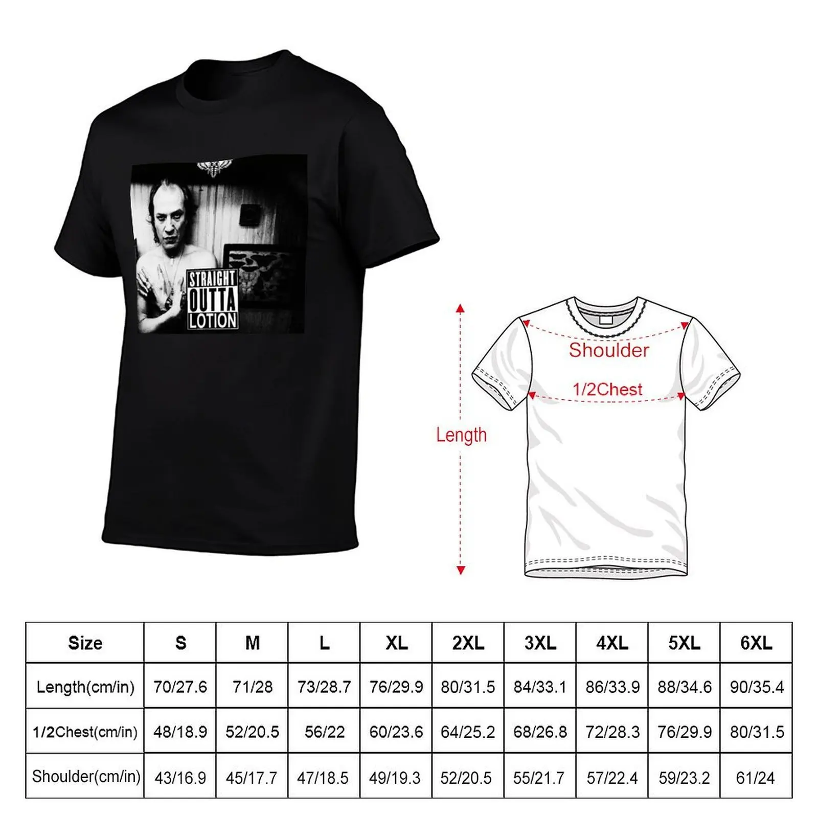 Straight Outta Lotion T-Shirt cotton graphic tees anime t shirts mens white t shirts