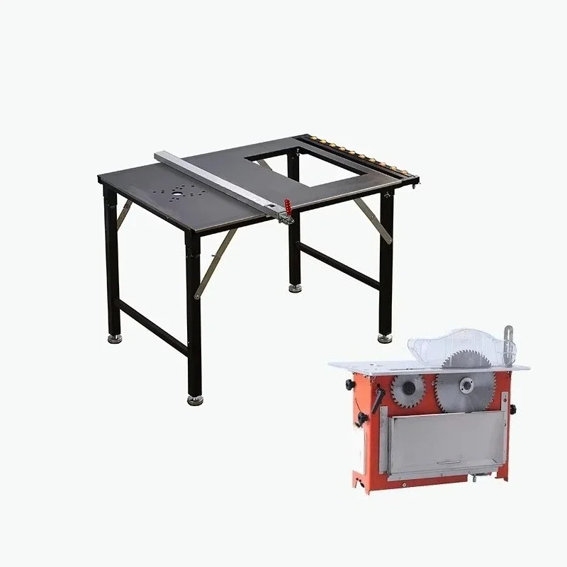 Stainless Steel Woodworking Workbench Wood Cutting Machine Circular Table Saw Wood Portable