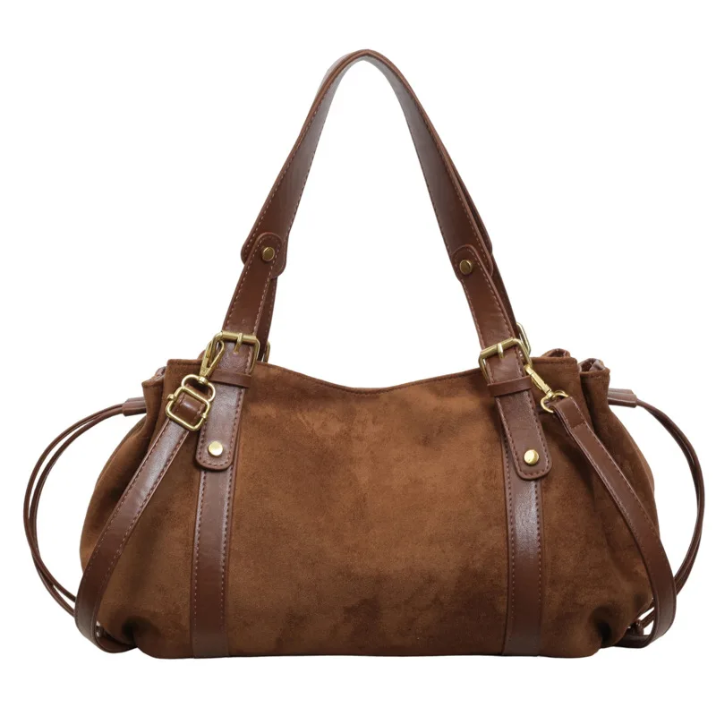 Vintage Women Large Capacity Tote Handbag, Versatile Daily Shoulder Bag, Suitable for Work Commute, Weekend Short Trips, Casual