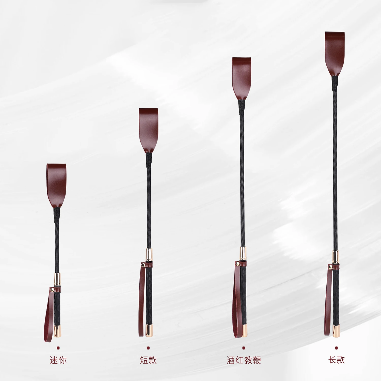 بو الجلود ركوب الحصان سوط ، عالية الجودة ، النبيذ الأحمر ، المحاصيل الفروسية ، المحاصيل