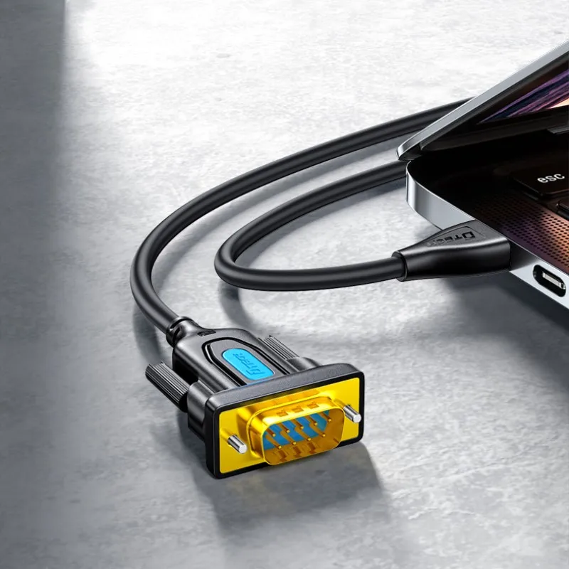 DTECH USB-A naar RS232 DB9 mannelijke seriële adapterkabel 3 meter geschikt voor het aansluiten van computers en verschillende seriële apparaten IOT5075