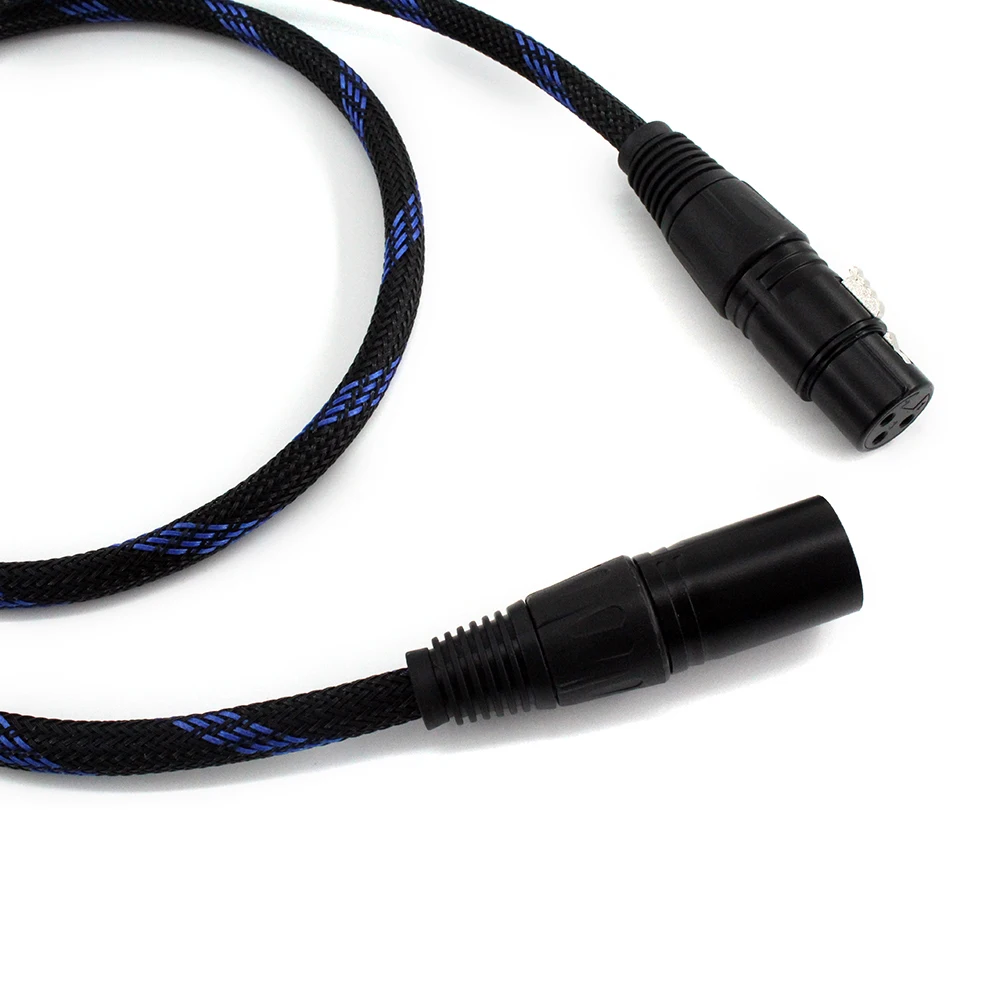 HIFI 6N OFC xlr Audio Cable XLR Cable Karaoke Microphone Sound Cannon Cable Stereo Gold-Plated xlr Plug Male to Female