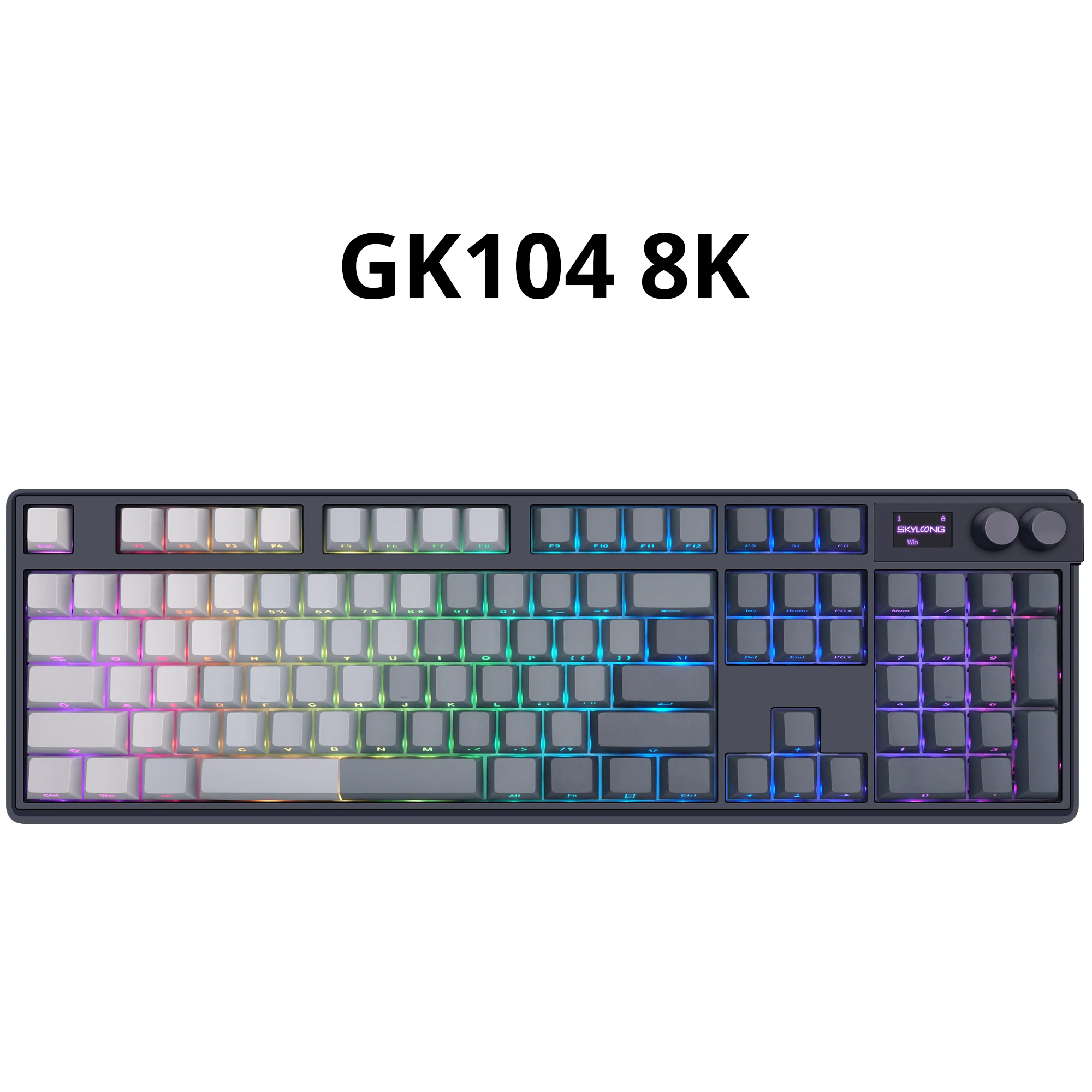 SKYLOONG 8kHz Optisch Toetsenbord USB-C0 Bedraad Mechanisch RGB Verlicht GK75/GK87/GK980/GK104 Lage Latency Gamer Toetsenbord voor PC