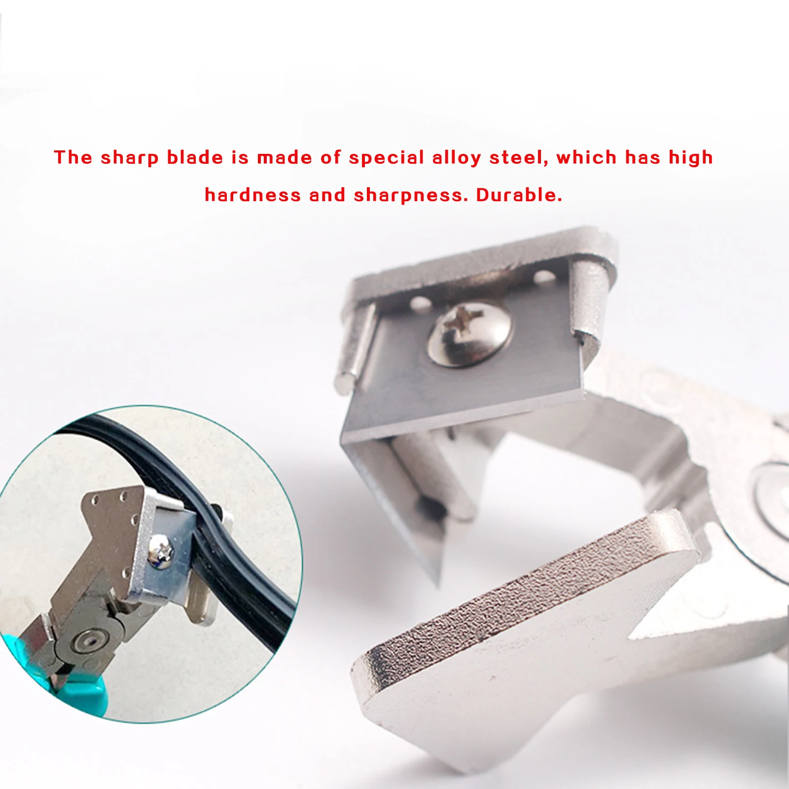 90 Degrees Plier Cutter Industrial Grade Right Angle Rubber Strip Scissors V-Shape Four Blades Sealing Pliers Cable Cutter