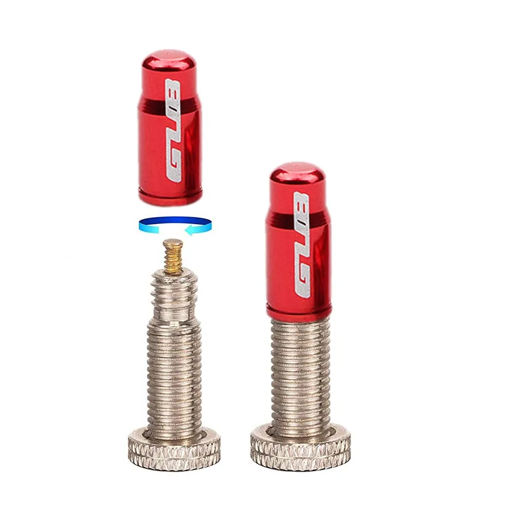 Road Bike 2pcs Bicycle Accessories Vacuum Tire Valve Protector Bike Tire Caps Bicycle Tire Valve Cap Schrader/Presta Aluminum