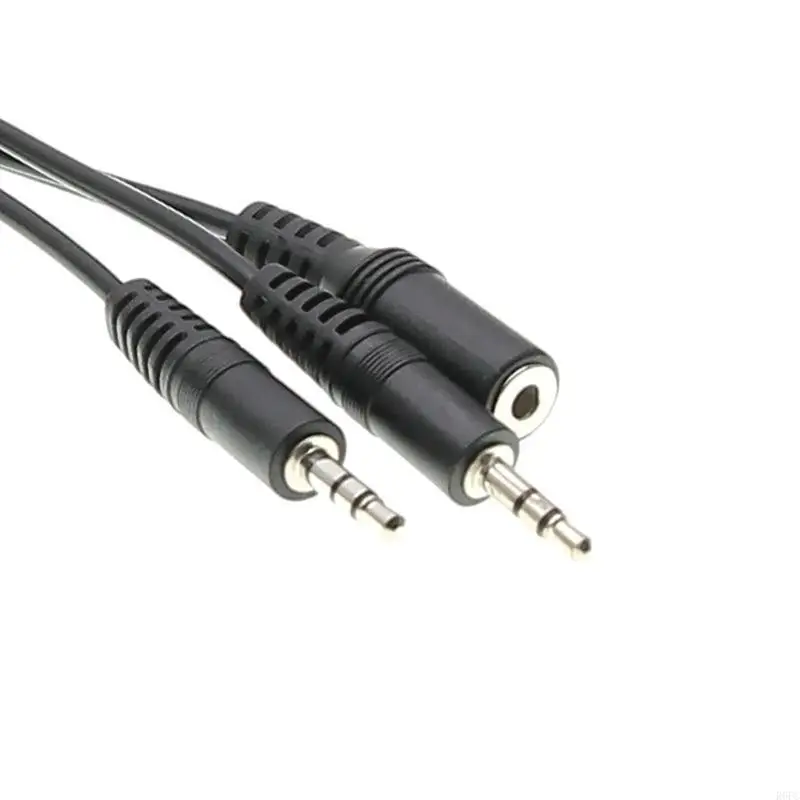 

Lightweight 3.5mm Female to 2X 3.5mm Male Y Splitter Cable Extension Wire Cord