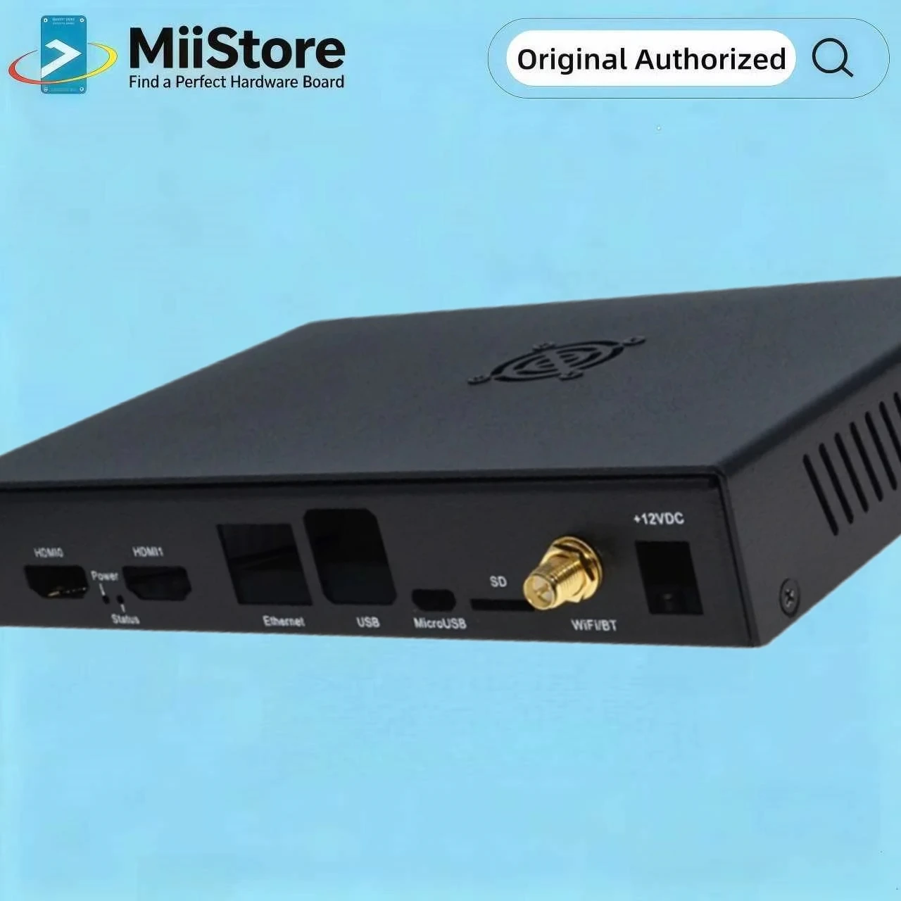 Raspberry Pi CM4 Official IO Board Metal Case with One-key Boot Fan Antenna