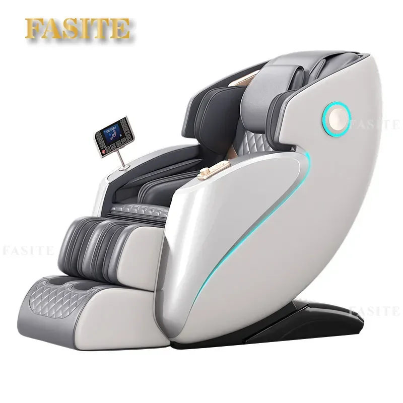 For 3D Manipulator Massage Chair Space Cabin Luxury Electric Sofa AI Voice Control SL Track Double Guide Full Body Relaxation