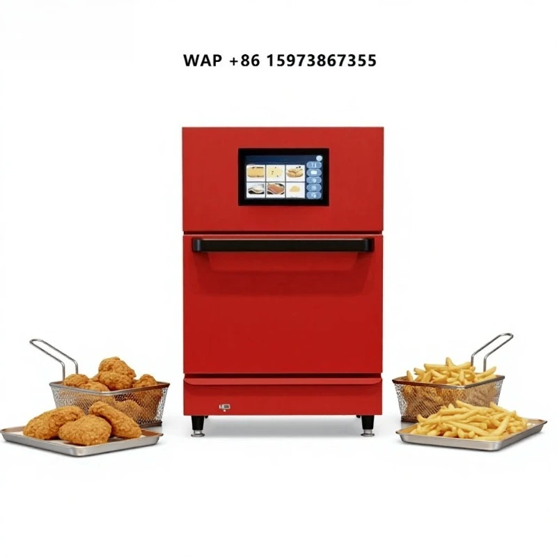 Commercial High Speed Oven Microwave Convection 16L Countertop Rapid Cooking Oven for Bakery Corn Pizza Frozen Food 220V Touch