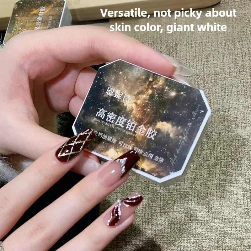 4 cores esmalte gel sem limpeza aurora glitter popularidade sólida fada em pó pintado gel manicure arte decoração acessórios