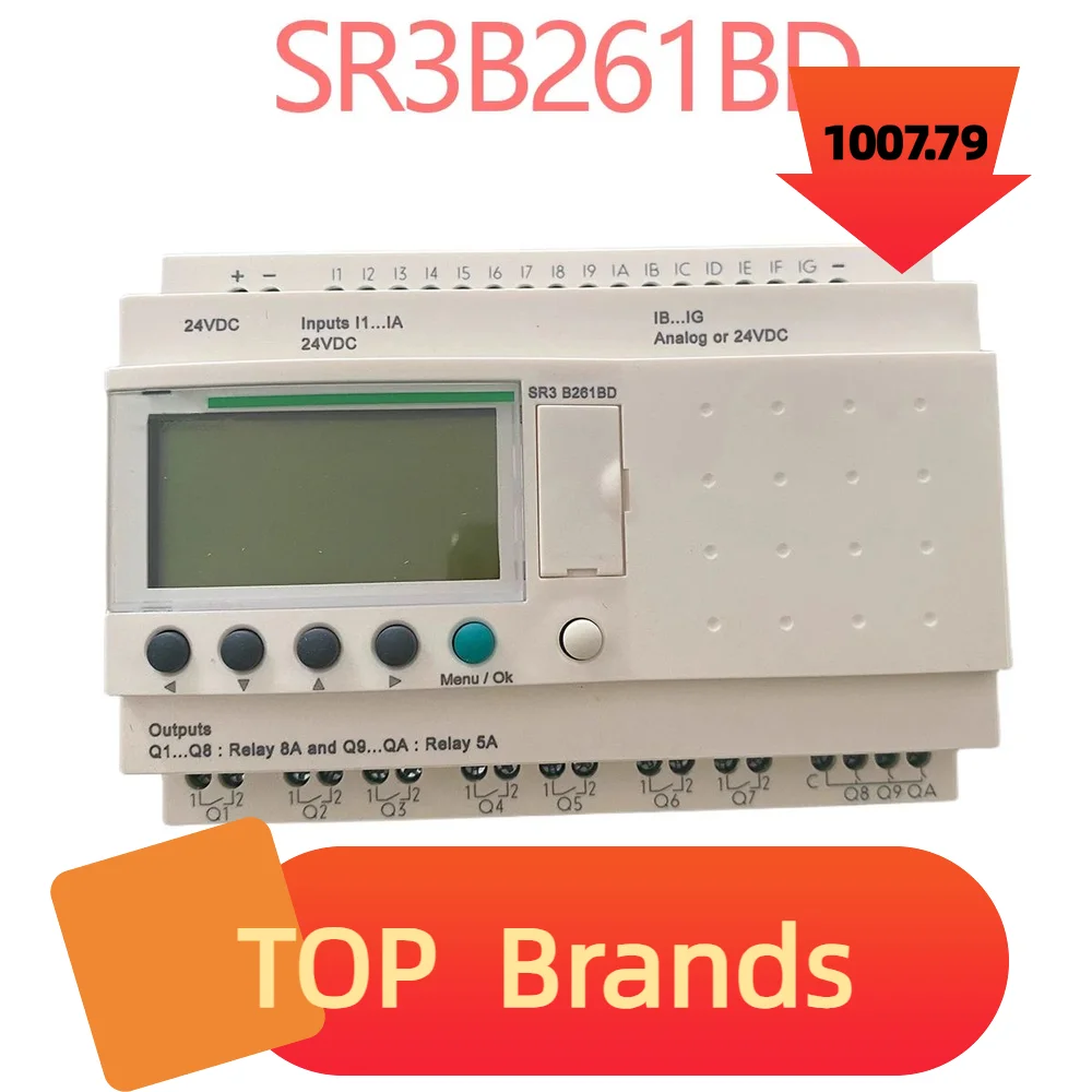 

100%NEW ORIGINAL 1 Year Warranty Extended Logic Controller SR3 B261BD SR3B261BD Module