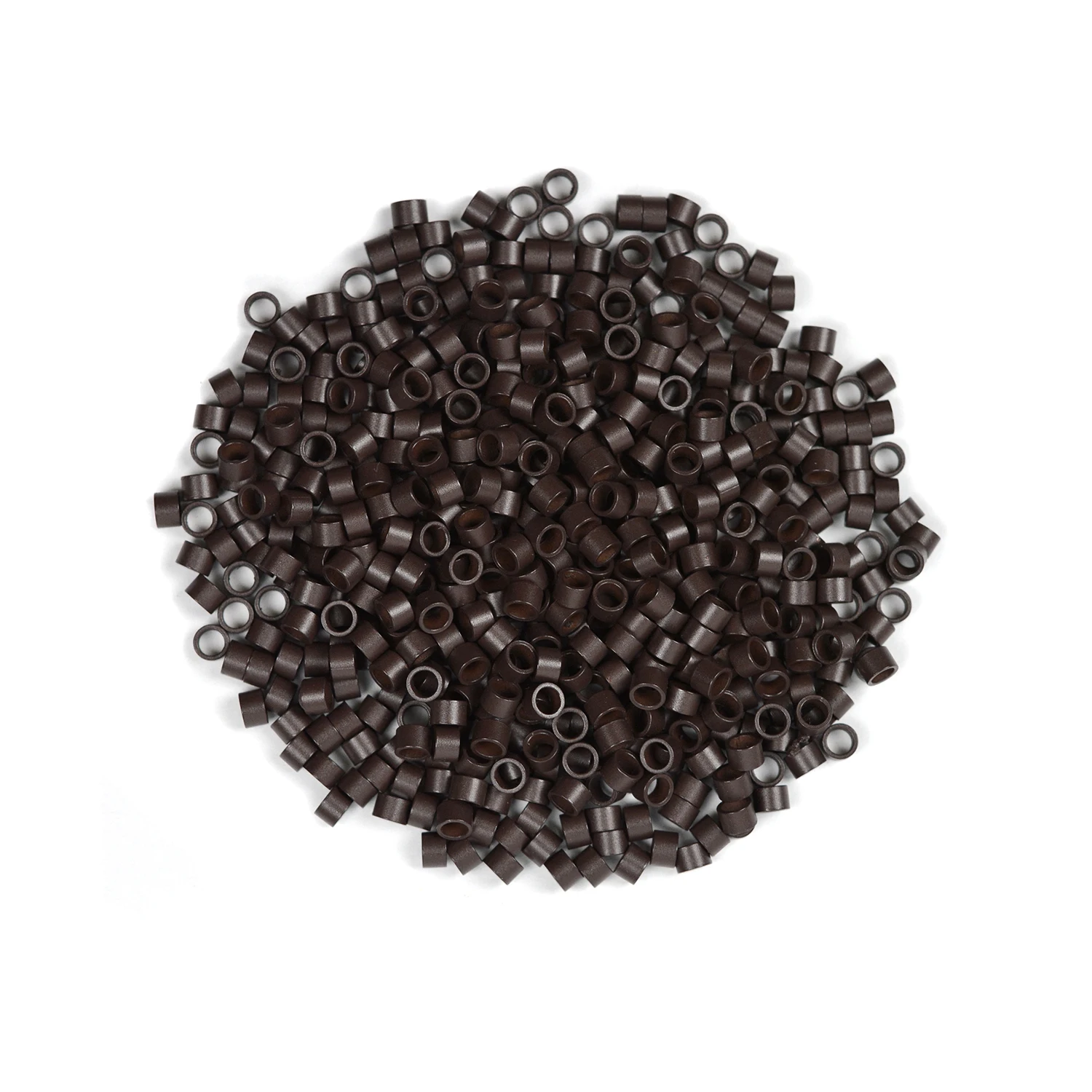 

500 шт. микро-кольца/соединители/бусины для наращивания волос 4.0X2.8X2.8мм, нано-кольца без силикона для наращивания натуральных волос