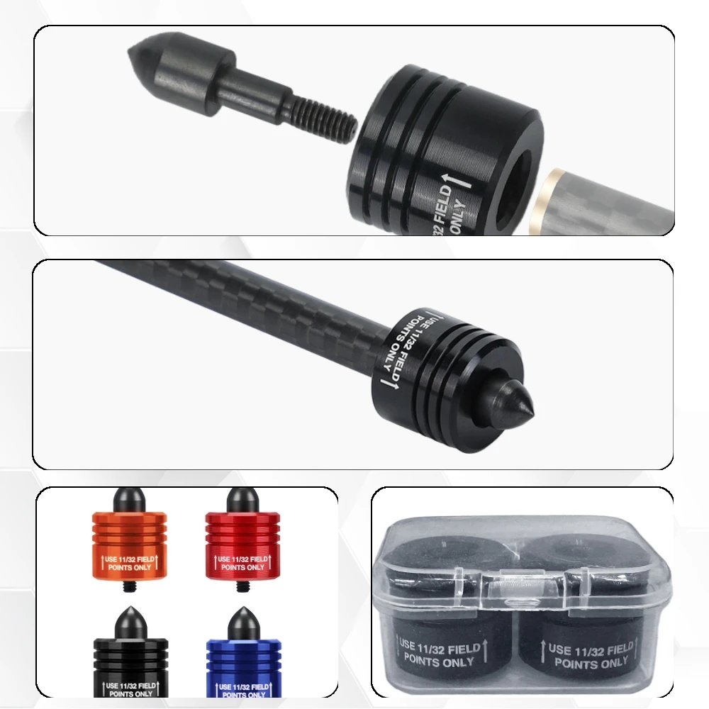 

2 шт. сменных наконечников для стрел из нержавеющей стали с резьбой 8-32 для стрельбы из классических и блочных луков, для карбоновых стрел, для стрельбы по мишеням