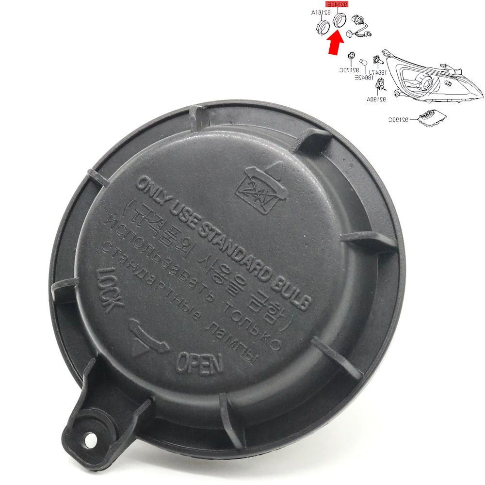 

For Hyundai i40 Grand Santa Fe Genesis Tucson For Kia K5 K7 Optima Sorento Ceed Headlamp Bulb Sealing Cap Headlight Dust Cover