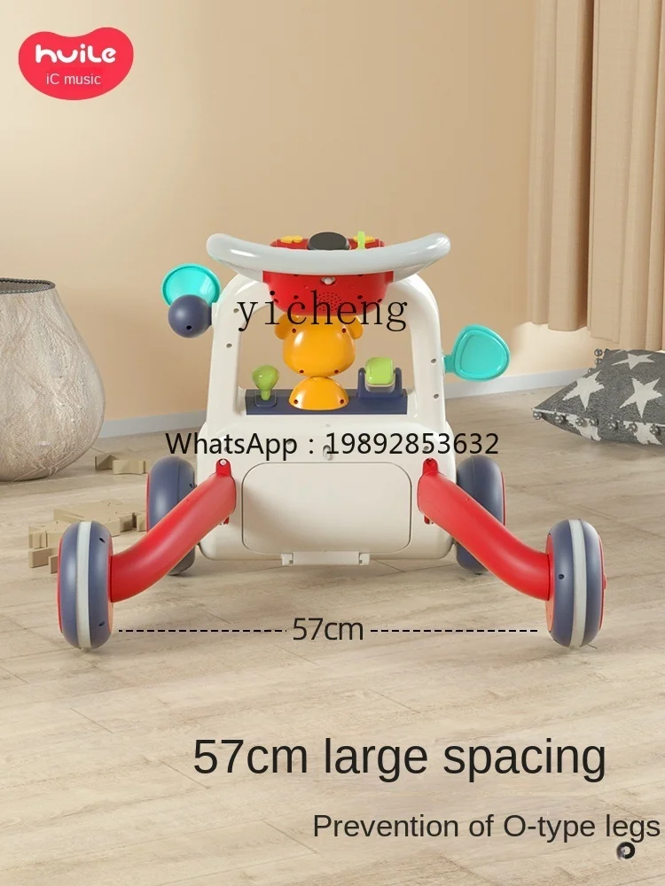 ZZ Baby Walker Trolley Baby Multifunktionales Anti-O-Bein Anti-Rollover Walker Walking Toy