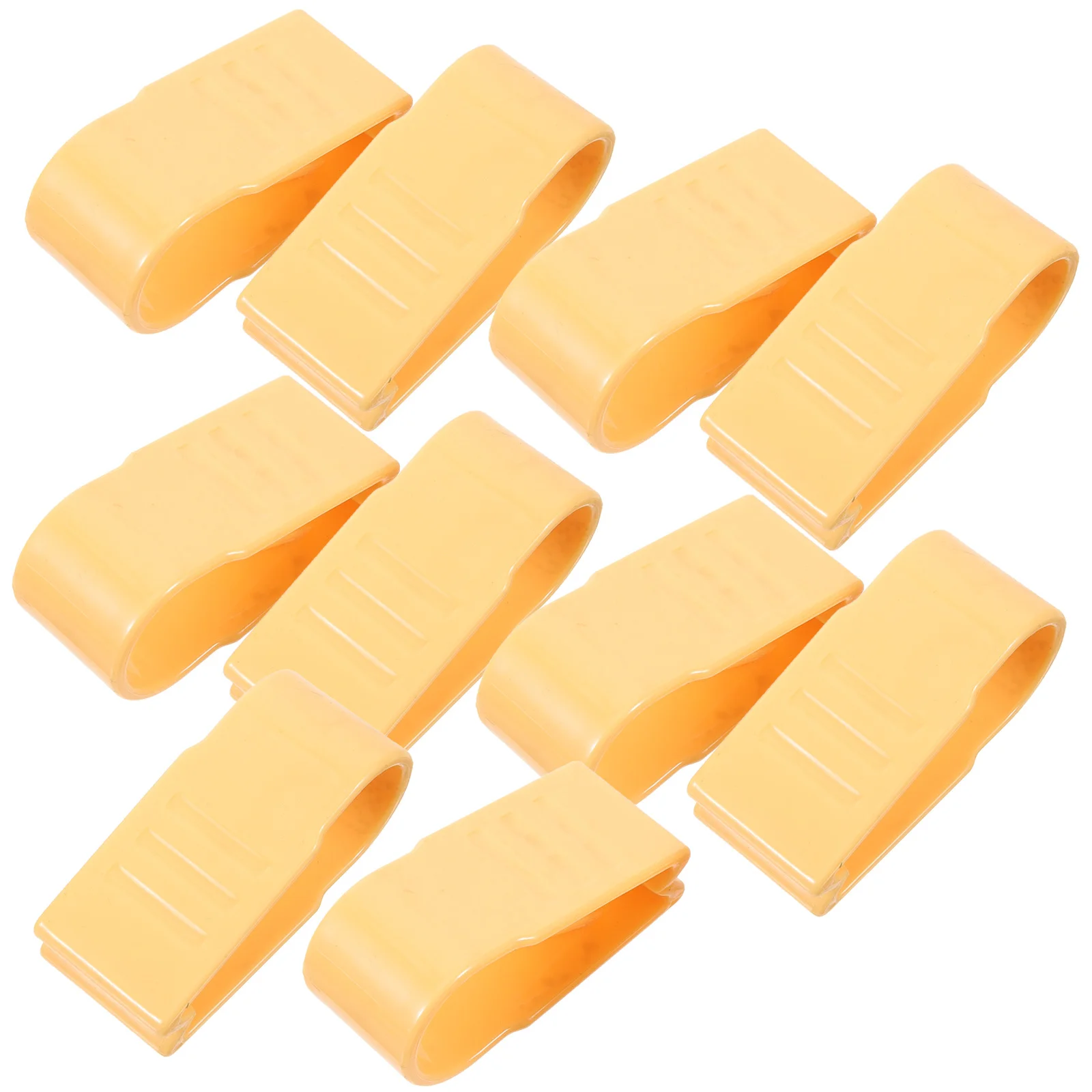 10Pcs Quilt Cover Fixed Clips Anti-Slip Bed Sheet Holder Strong Elasticity Suitable for All Bedding Types Yellow