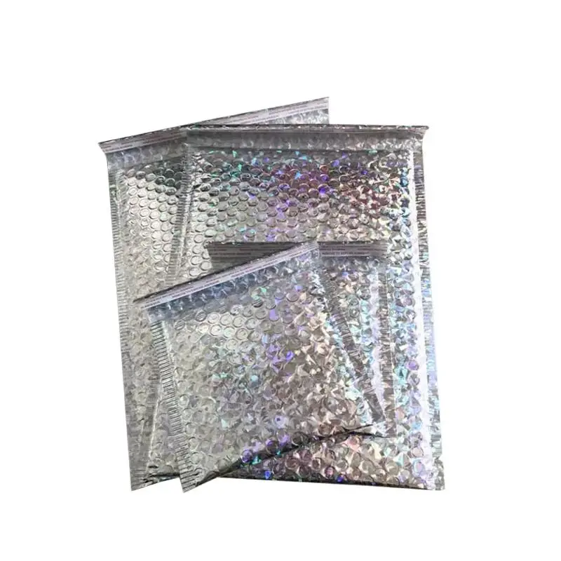 20PCS Gold Padded Shipping Envelope Metallic Bubble Mailer Gold Aluminum Foil Gift Bag Packing Wrap