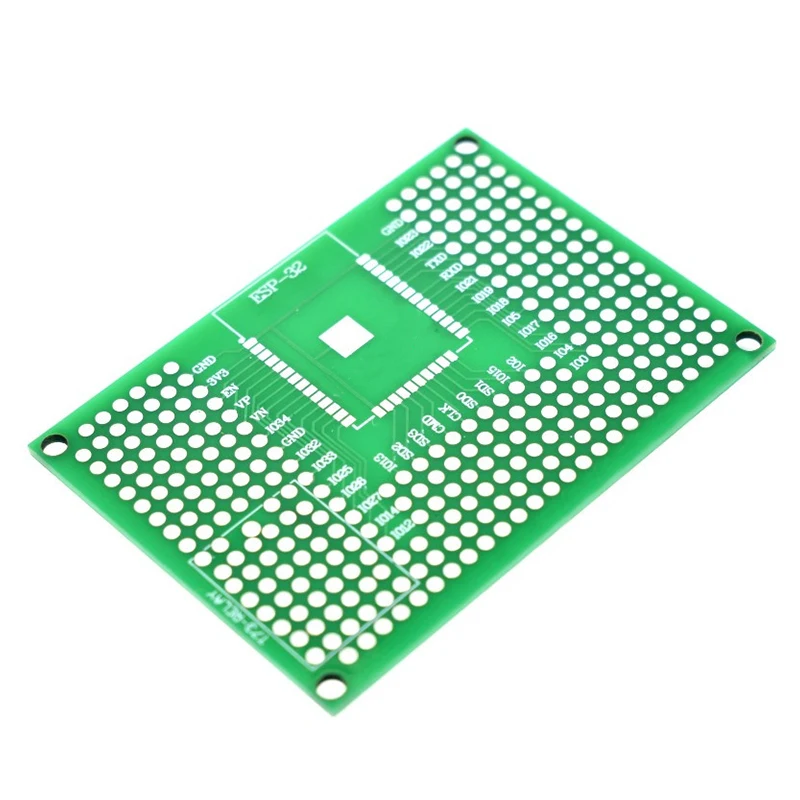 5x7CM Double Side prototipo PCB Board Breadboard Protoshield per Arduino Relay ESP8266 WIFI ESP-12F ESP-12E ESP32 ESP32S