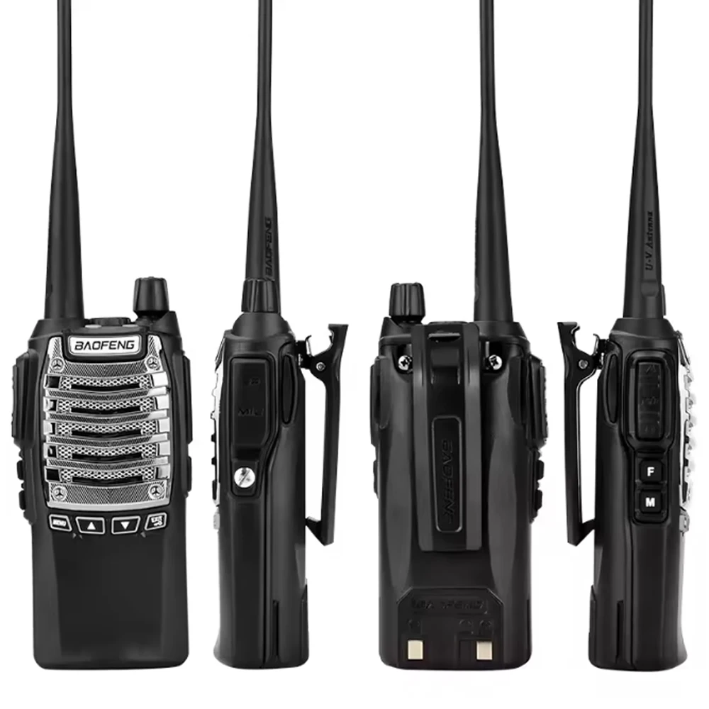 Baofeng UV-82 UV-8D Two-Way Radio 5W 8W Dual PTT UHF UV8D 16CH FM Ham CB Walkie Talkie For Hunting Range Communication Radio