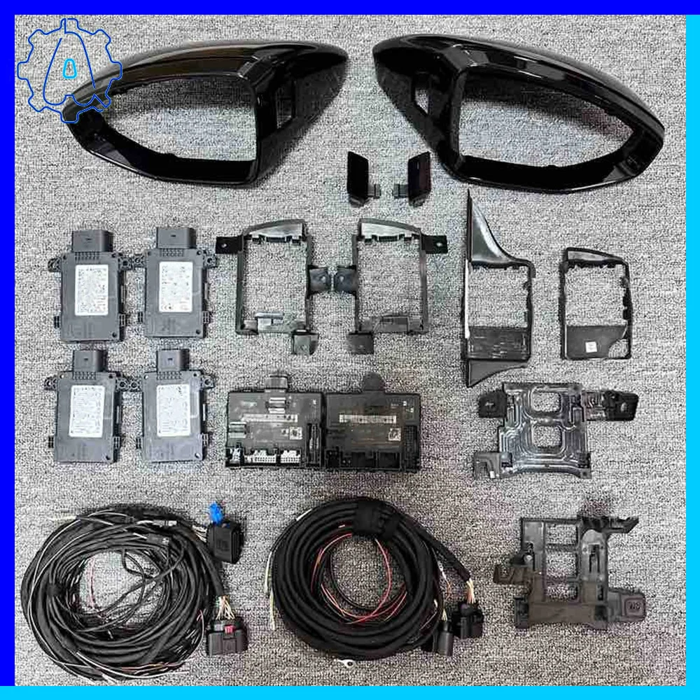 

For Audi 2019-2024 A6 C8 Front and Rear Cross Lane Change Assist Blind Spot Monitoring Upgrade Kit 4N0 907 566 4N0 907 669, Car