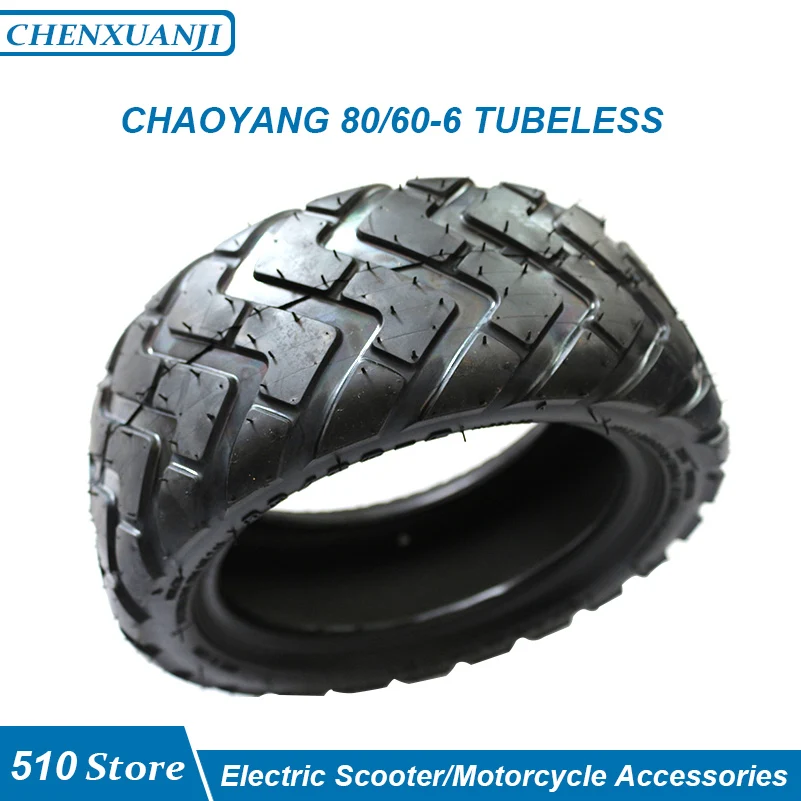 

High Performance 80/60-6 Vacuum Tubeless Tire Tyre for E-Scooter Motor Electric Scooter Go Karts ATV Quad Speedway Wheel