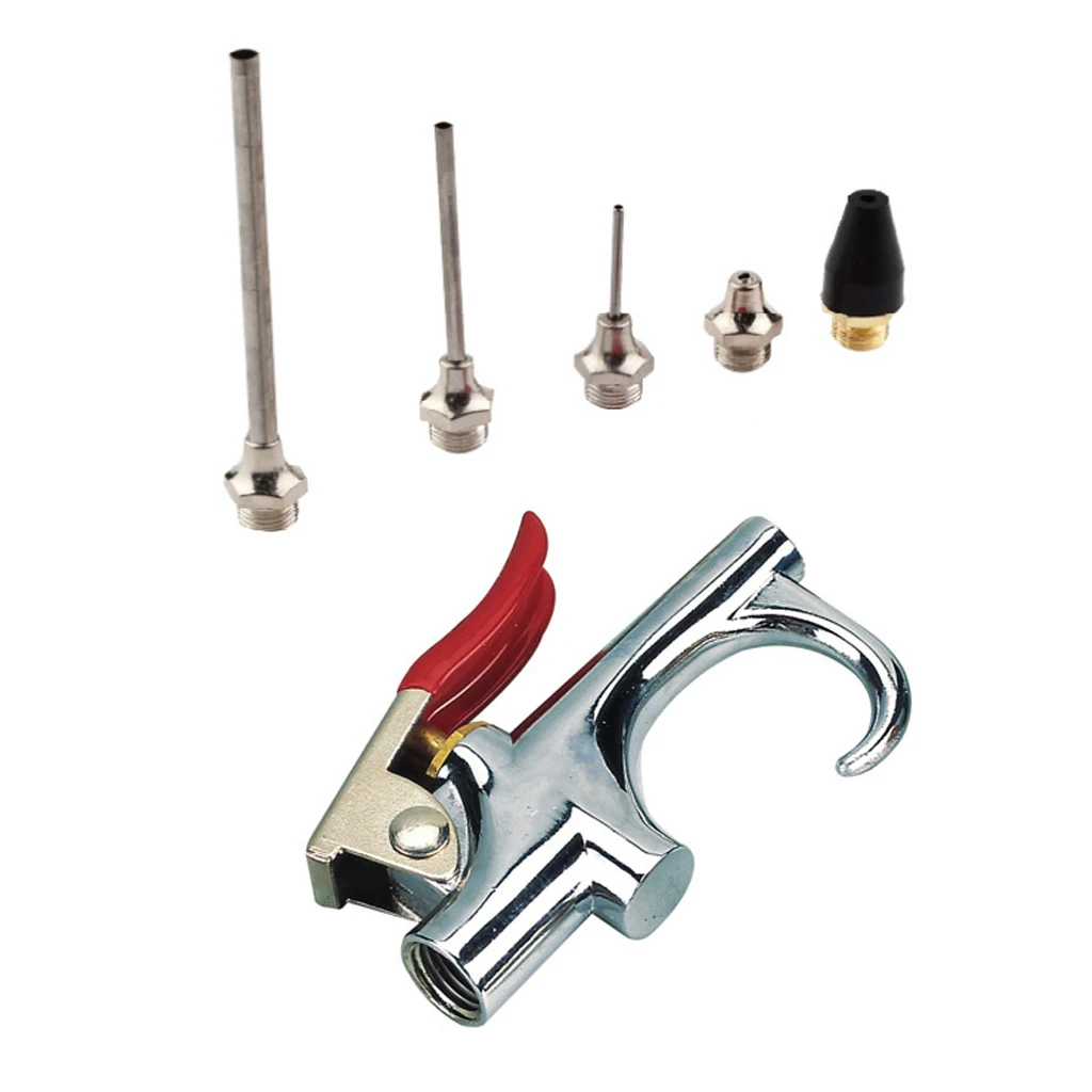 6PCS Air Compressor Compressed Air Nozzle Blow Blower Tool 1/4