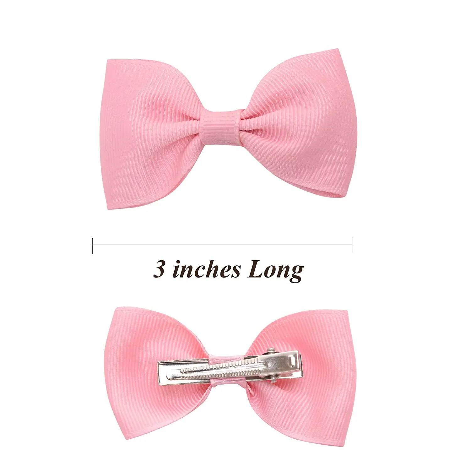 20/30/40Pcs Baby Girls Hair Bows in Pairs 2.75\'\' Ribbon Bows Alligator Hair Clips Barrettes for Infants Toddlers Girls Kids