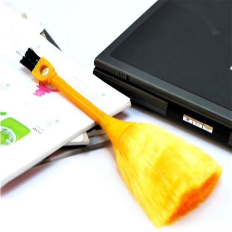 New Computer Keyboard Dust Brush Dusting Brush Mini Duster Remover Cleaning Product Supplie Home Office Cleaner