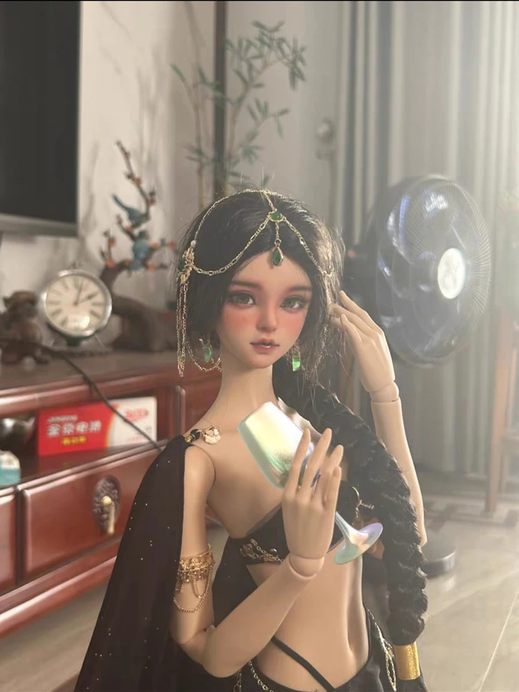 HeHeBJD 1/3 girl Aeolian bells include eyes beautiful girl bjd low price