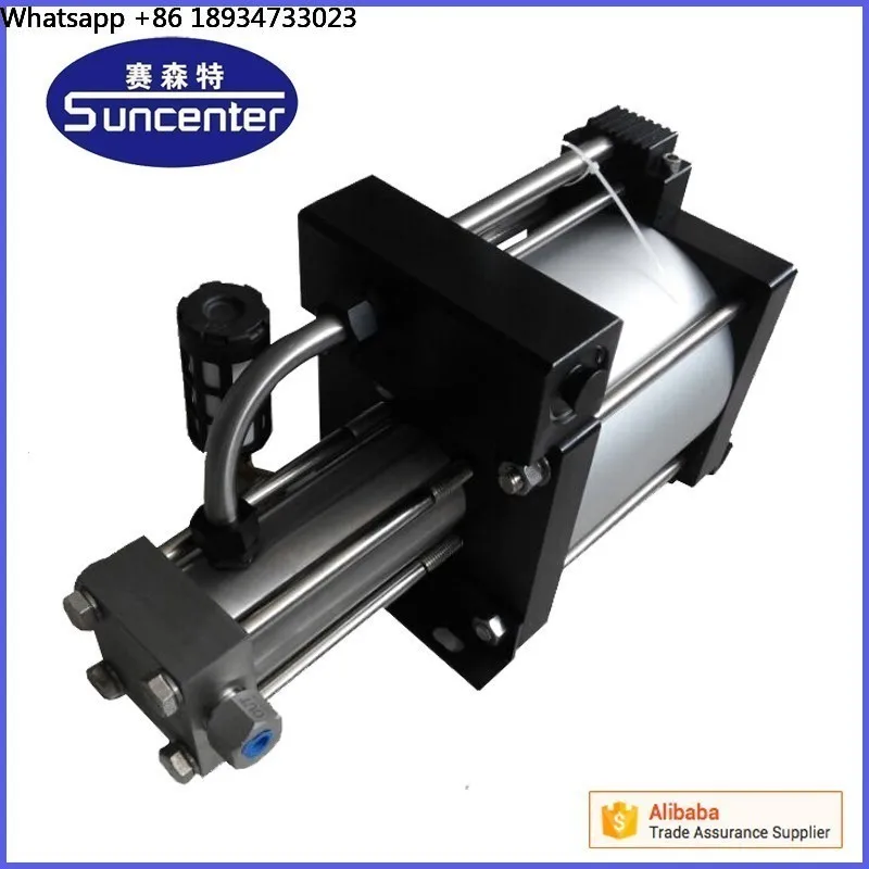 16-250 Bar Pneumatic Pressure Oil Free air Driven Oxygen Gas Booster Pump for Diving