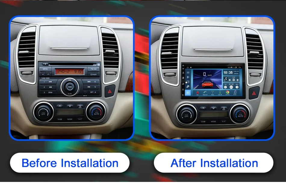 Iying Multimedia 7" Inch Car Audio System Universal Touch Screen Stereo Car Video FM GPS Single Din Android Car Radio