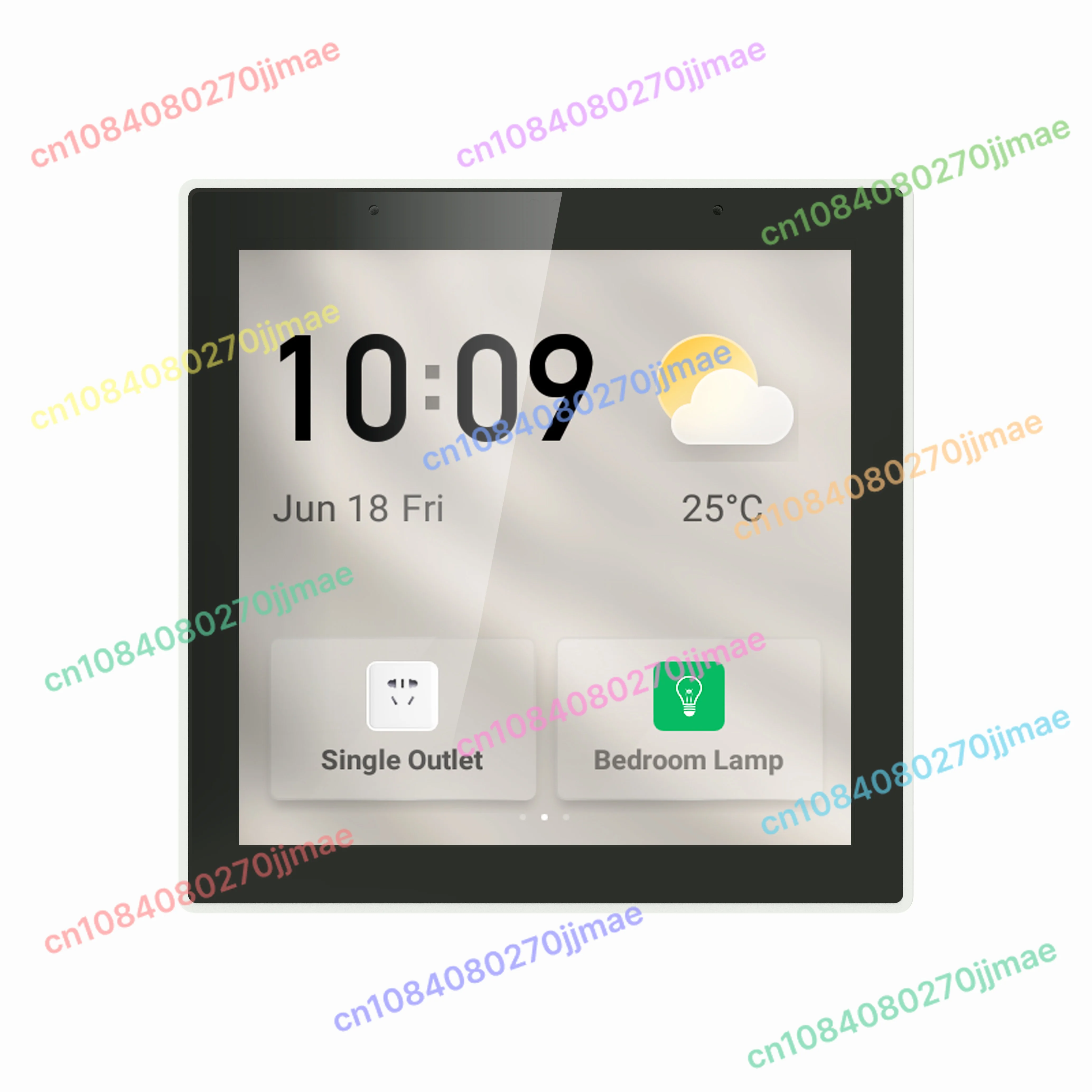 

Wall Control Panels Tuya Door Lock Smart Supported For Electric Building UK Standard Wall Switch Panel T6