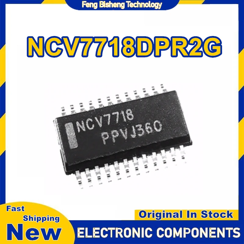 10 Uds NCV7718 NCV7718DPR2G SSOP-24 IC Chip 100% nuevo Original en stock