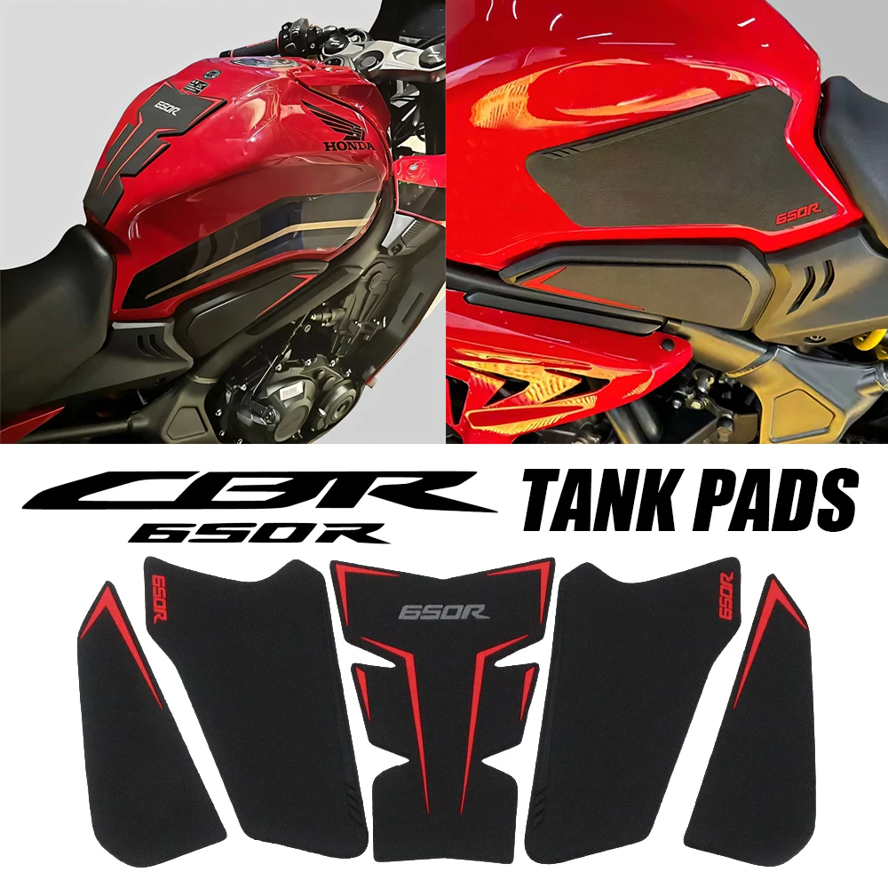 

For HONDA CBR650R Fuel Tank Sticker for Motorcycle Tank Pad Fish Bone Pad Oil Gas Tank Protector Rubber Cover Decal Decoration