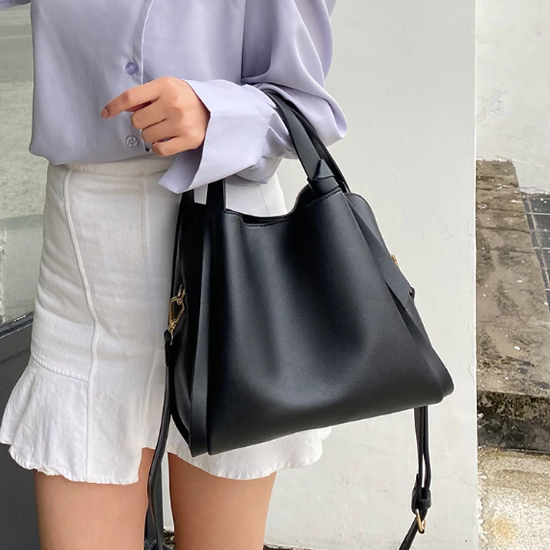 Large capacity bucket bag women bag 2024 new high quality women handbag fashion shoulder crossbody bag