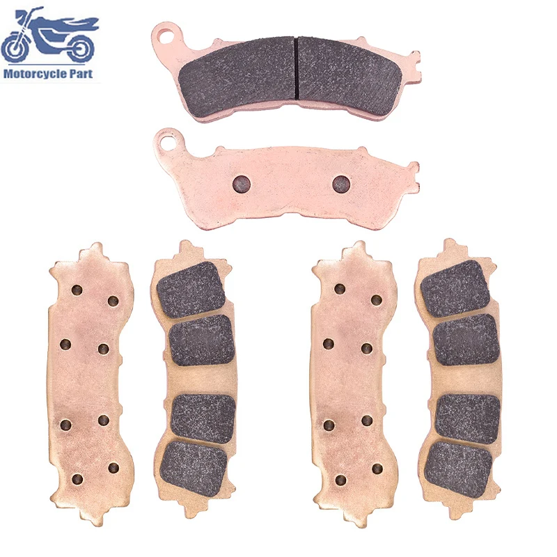 

1800CC Motorcycle Copper Sintered Front Rear Brake Pad For HONDA GL1800 GL 1800 2018-2021 Goldwing Tour Airbag 18 2019 2020 2021