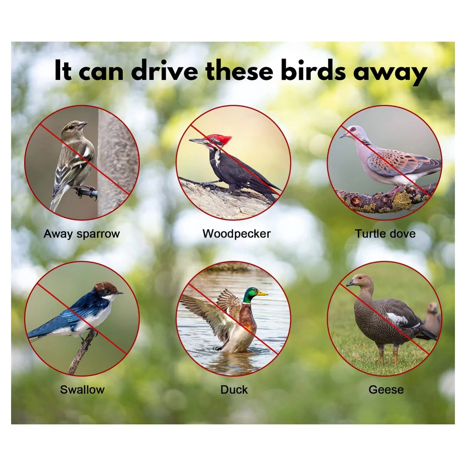 1* 500 Foot Bird Scare Ribbon Reflective Flash Tape Woodpecker Pigeon Deterrent Repellent Devices Tapes Keep Birds Away Outdoor