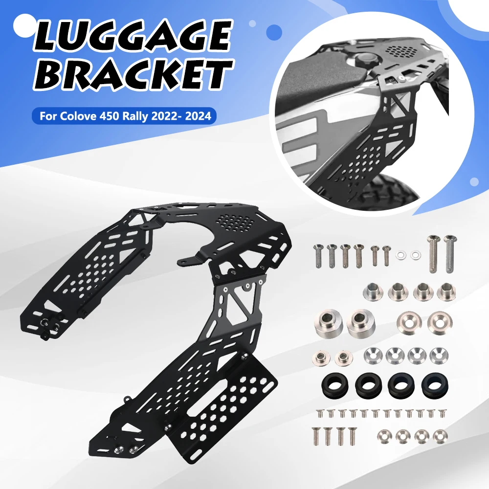 

For KOVE 450 Rally 2022 2023 2024 2025 Rear Luggage Rack Cargo Holder Carrier Support Top Box Bag Shelf Bracket Accessories