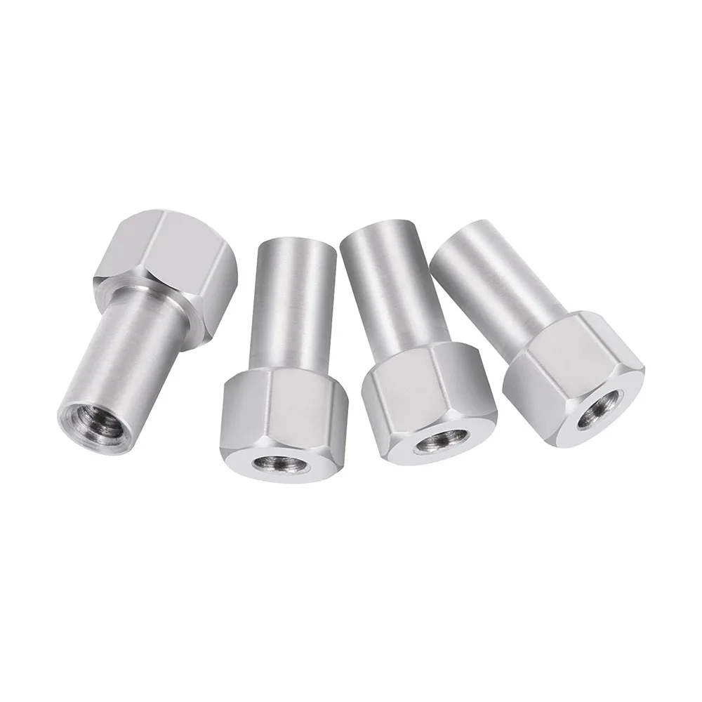 AXSPEED 4Pcs M2 Hex Wheel Nuts Extension Adapter 2/3/5mm for Axial SCX24 AX24 1/24 RC Crawler Car Upgrade Accessories