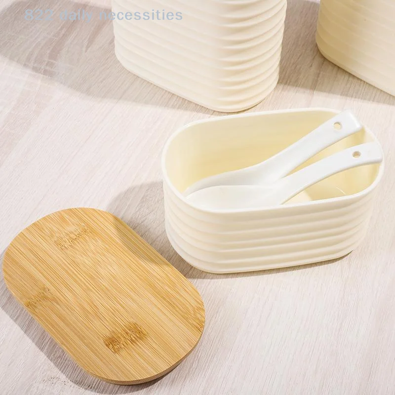 وعاء تخزين طعام خشبي فعال للمخ - مراجعة Food Storage Jars With Wooden Lids وسعره