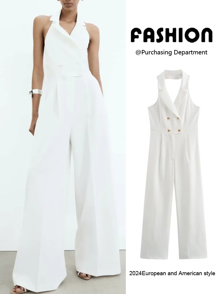 

Новые летние женские модные цветные брюки-миди с широкими штанинами, прямого кроя, на тонких бретелях, в уличном стиле, с завышенной талией