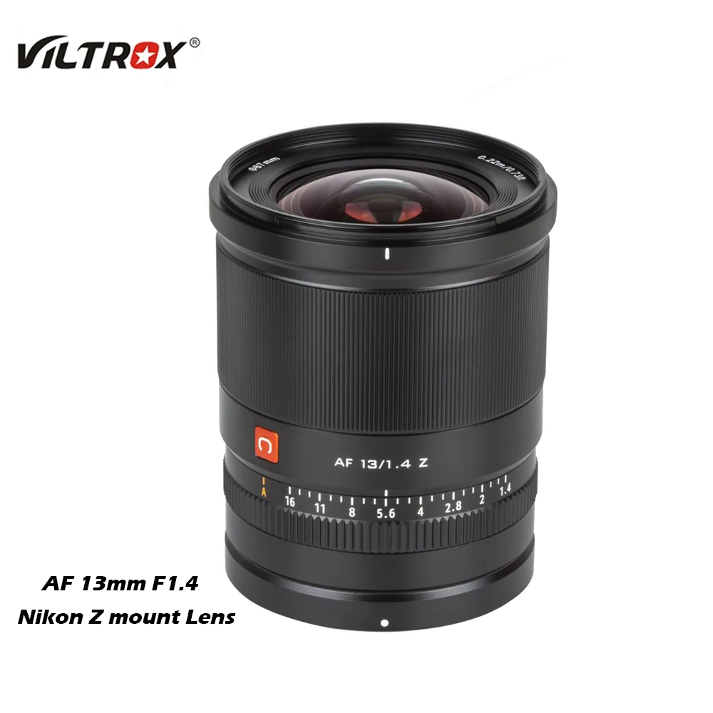 

Объектив VILTROX 13 мм F1.4 с автофокусом, ультраширокоугольный объектив с большой диафрагмой, фотообъектив для Nikon Z mount Nikon Z5 Z6