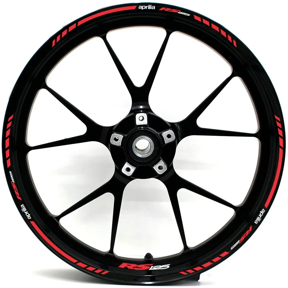 Aprilia RS 125 motorbike Wheel rim compatible sticker kit