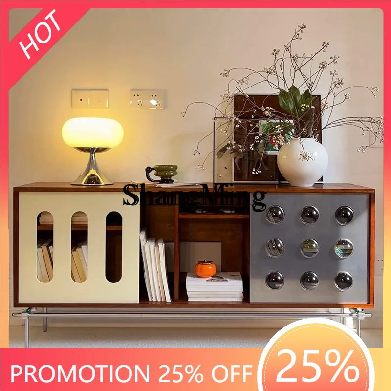 

SM board optical axis medieval retro TV cabinet small apartment living room storage storage storage combination cabinet