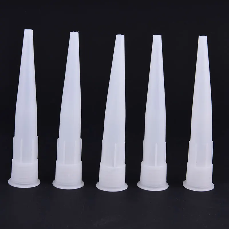 20pcs Plastic Glass Glue Nozzles Universal Caulking Gun Nozzles Sealant Silicone Caulking Tips Mouth Home Construction Tools